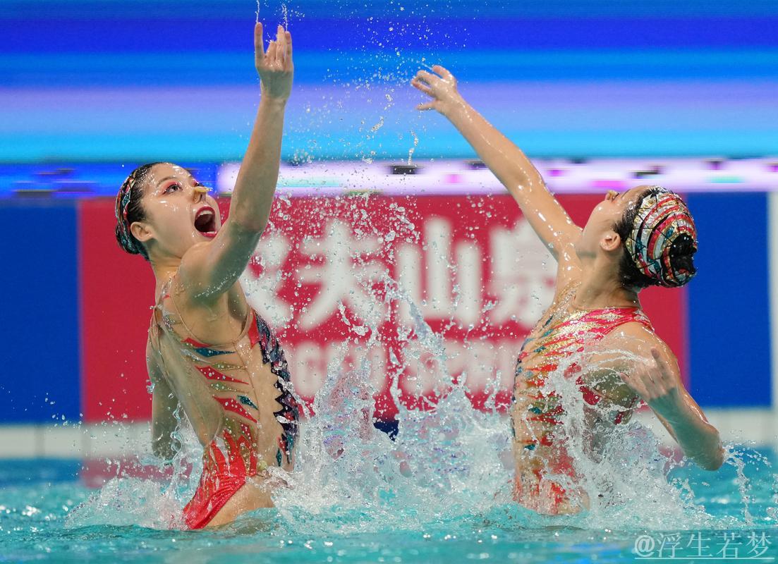 世界杯花样游泳总决赛：双人自由项目决赛