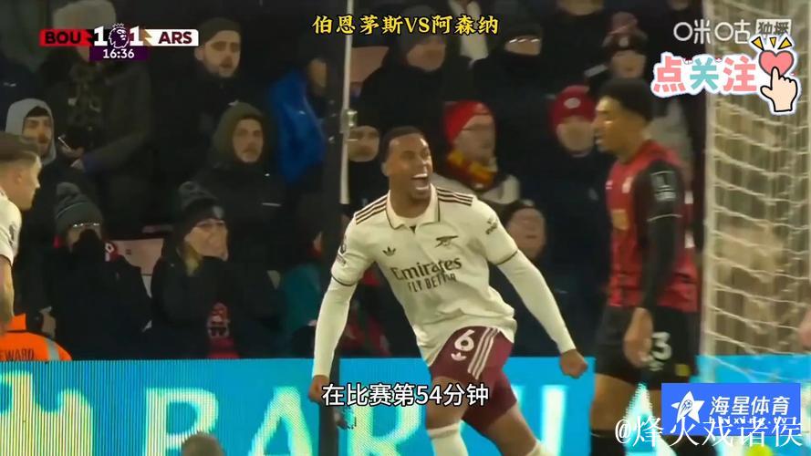 英超-赖斯双响 阿森纳3-2逆转伯恩茅斯迎联赛5连胜